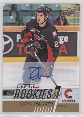 2017-18 Upper Deck CHL - [Base] - Autographs #383 - Star Rookies - Dennis Cholowski