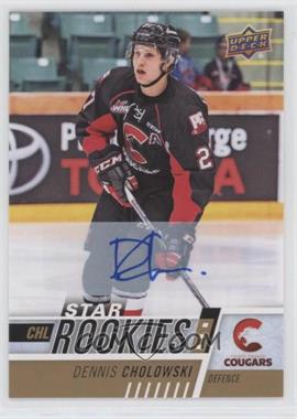 2017-18 Upper Deck CHL - [Base] - Autographs #383 - Star Rookies - Dennis Cholowski