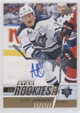 2017-18 Upper Deck CHL - [Base] - Autographs #390 - Star Rookies - Alexis Lafreniere