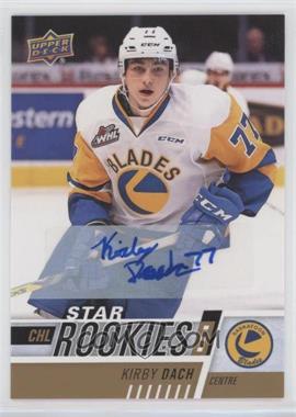 2017-18 Upper Deck CHL - [Base] - Autographs #391 - Star Rookies - Kirby Dach