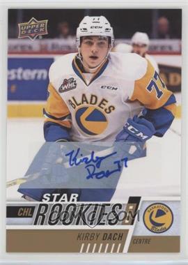 2017-18 Upper Deck CHL - [Base] - Autographs #391 - Star Rookies - Kirby Dach