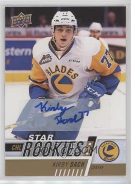 2017-18 Upper Deck CHL - [Base] - Autographs #391 - Star Rookies - Kirby Dach