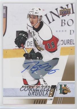 2017-18 Upper Deck CHL - [Base] - Autographs #83 - Benoit-Olivier Groulx