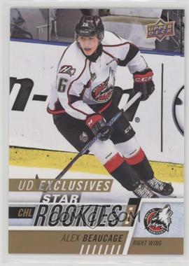 2017-18 Upper Deck CHL - [Base] - Exclusives #317 - Star Rookies - Alex Beaucage /100