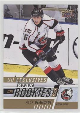 2017-18 Upper Deck CHL - [Base] - Exclusives #317 - Star Rookies - Alex Beaucage /100