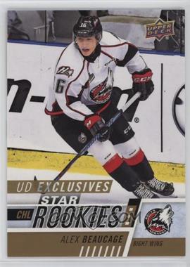 2017-18 Upper Deck CHL - [Base] - Exclusives #317 - Star Rookies - Alex Beaucage /100