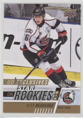 2017-18 Upper Deck CHL - [Base] - Exclusives #317 - Star Rookies - Alex Beaucage /100