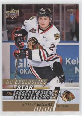 2017-18 Upper Deck CHL - [Base] - Exclusives #329 - Star Rookies - Kieffer Bellows /100