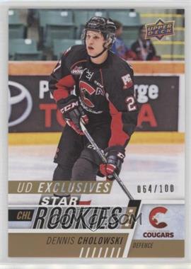 2017-18 Upper Deck CHL - [Base] - Exclusives #383 - Star Rookies - Dennis Cholowski /100