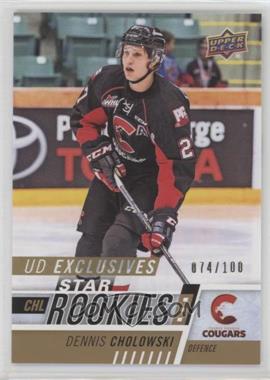 2017-18 Upper Deck CHL - [Base] - Exclusives #383 - Star Rookies - Dennis Cholowski /100