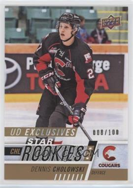 2017-18 Upper Deck CHL - [Base] - Exclusives #383 - Star Rookies - Dennis Cholowski /100