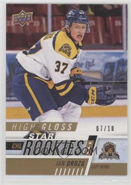 2017-18 Upper Deck CHL - [Base] - High Gloss #333 - Star Rookies - Jan Drozg /10