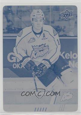 2017-18 Upper Deck CHL - [Base] - Printing Plate Cyan #62 - Tanner Kaspick /1