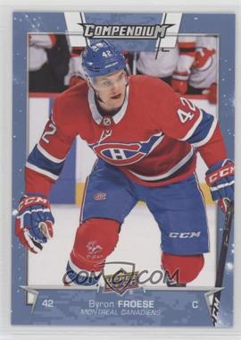 2017-18 Upper Deck Compendium - [Base] - Blue #719 - Byron Froese