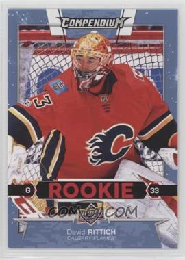 2017-18 Upper Deck Compendium - [Base] - Blue #857 - Rookies - David Rittich