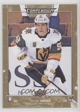 2017-18 Upper Deck Compendium - [Base] - Gold #805 - Tomas Nosek