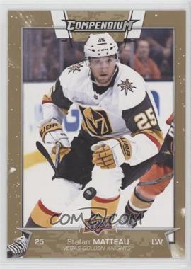 2017-18 Upper Deck Compendium - [Base] - Gold #811 - Stefan Matteau