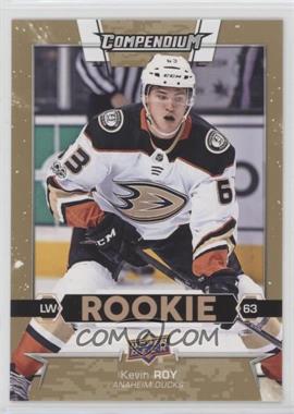 2017-18 Upper Deck Compendium - [Base] - Gold #872 - Rookies - Kevin Roy