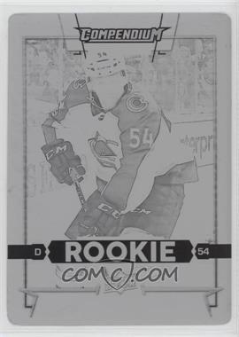 2017-18 Upper Deck Compendium - [Base] - Printing Plate Black #845 - Rookies - Anton Lindholm /1