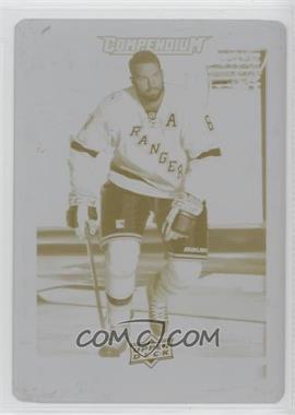 2017-18 Upper Deck Compendium - [Base] - Printing Plate Yellow #173 - Rick Nash /1