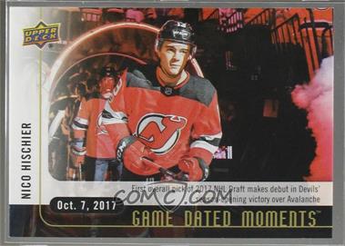 2017-18 Upper Deck Game Dated Moments - [Base] #3 - 1st Period - (Oct. 7, 2017) - First Overall Pick Makes NHL Debut