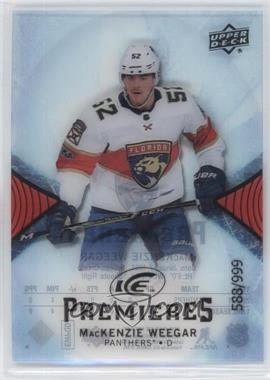 2017-18 Upper Deck Ice - [Base] #129 - Ice Premieres - Mackenzie Weegar /999