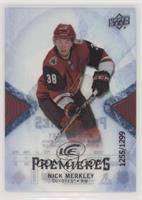 Ice Premieres - Nick Merkley #/1,299