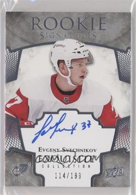 2017-18 Upper Deck Ice - Exquisite Rookie Signatures #ERS-ES - Evgeny Svechnikov /199