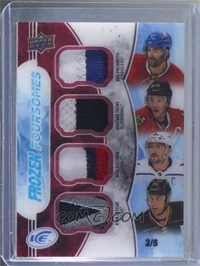 2017-18 Upper Deck Ice - Frozen Foursomes - Red Patches #F4-DIV - Max Pacioretty, Jonathan Toews, Alexander Ovechkin, Ryan Getzlaf /5 [Noted]