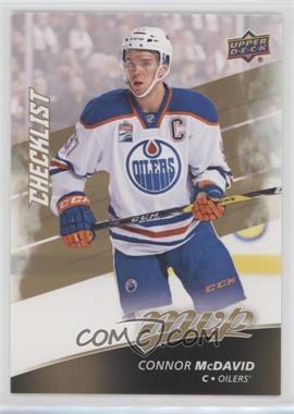 2017-18 Upper Deck MVP - [Base] #100 - Checklist - Connor McDavid