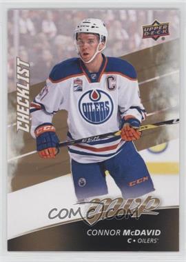 2017-18 Upper Deck MVP - [Base] #100 - Checklist - Connor McDavid