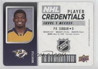 P.K. Subban