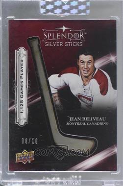 2017-18 Upper Deck Splendor - Splendor Sticks - Silver #SST-JB.1 - Jean Beliveau /10 [Uncirculated]