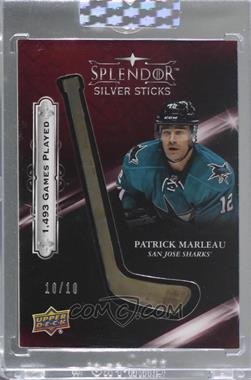 2017-18 Upper Deck Splendor - Splendor Sticks - Silver #SST-PM - Patrick Marleau /10 [Uncirculated]