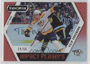 2017-18 Upper Deck Synergy - Impact Players - Red #IP-16 - Filip Forsberg /56