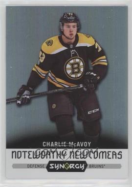 2017-18 Upper Deck Synergy - Noteworthy Newcomers #NN-20 - Charlie McAvoy