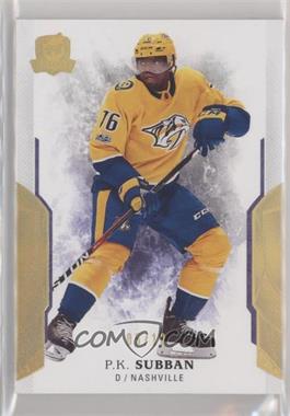 2017-18 Upper Deck The Cup - [Base] - Gold Spectrum Foil #48 - P.K. Subban /12