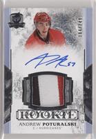 Rookie Patch Autograph - Andrew Poturalski [Noted] #/249