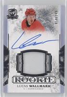 Rookie Patch Autograph - Lucas Wallmark #/249