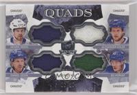 Henrik Sedin, Alexander Edler, Daniel Sedin, Bo Horvat #/10