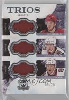 Nick Merkley, Clayton Keller, Christian Fischer #/25