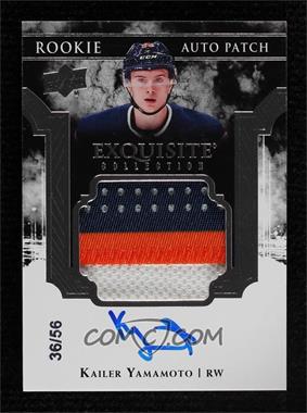 2017-18 Upper Deck The Cup - Exquisite Rookie Auto Patch #EC-KY - Kailer Yamamoto /56