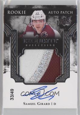 2017-18 Upper Deck The Cup - Exquisite Rookie Auto Patch #EC-SG - Samuel Girard /49