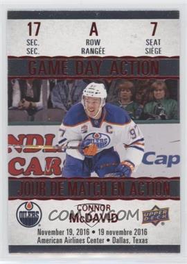 2017-18 Upper Deck Tim Hortons Collector's Series - Game Day Action #GDA-7 - Connor McDavid