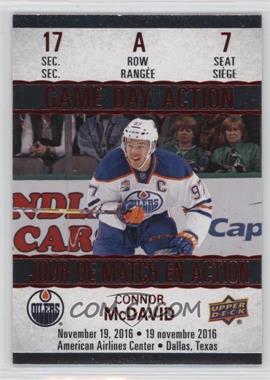2017-18 Upper Deck Tim Hortons Collector's Series - Game Day Action #GDA-7 - Connor McDavid