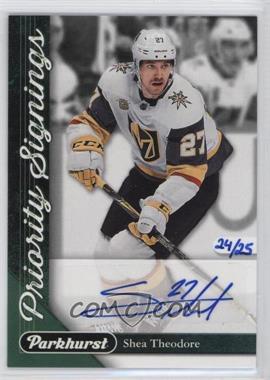 2017-18 Upper Deck Toronto Fall Expo - Parkhurst Priority Signings #PS-ST - Shea Theodore /25