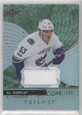 2017-18 Upper Deck Trilogy - [Base] - Green Foil Jersey #27 - Bo Horvat /406