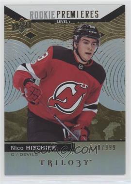 2017-18 Upper Deck Trilogy - [Base] #83 - Rookie Premieres Level 1 - Nico Hischier /999