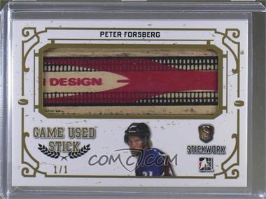 2017 Leaf In the Game Stickwork - Game Used Stick - Gold #GS-20 - Peter Forsberg /1