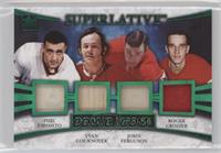 Phil Esposito, Yvan Cournoyer, John Ferguson, Roger Crozier #/7